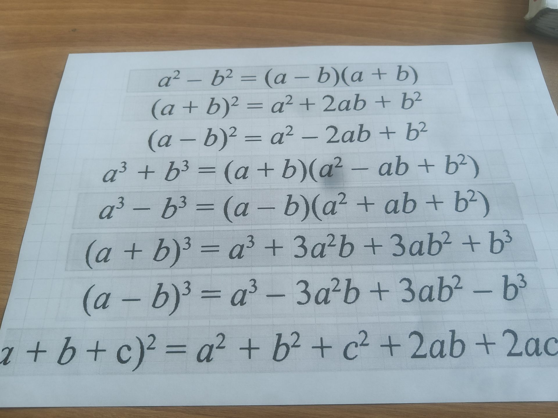 Фото задания: Formula for the cube of a sum.