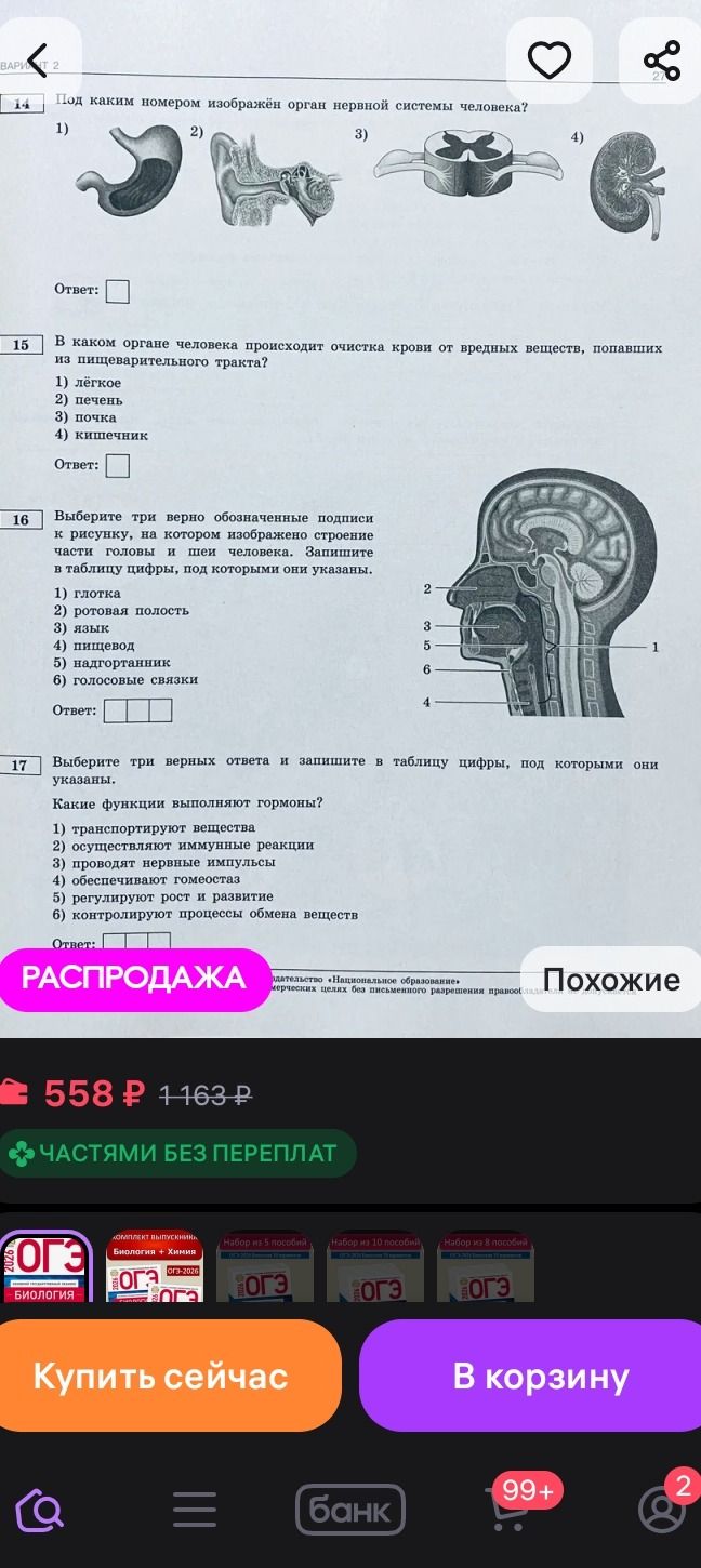 Фото задания: 17. Выберите три верных ответа и запишите в таблицу цифры, под которыми они указаны. Какие функции выполняют гормоны?