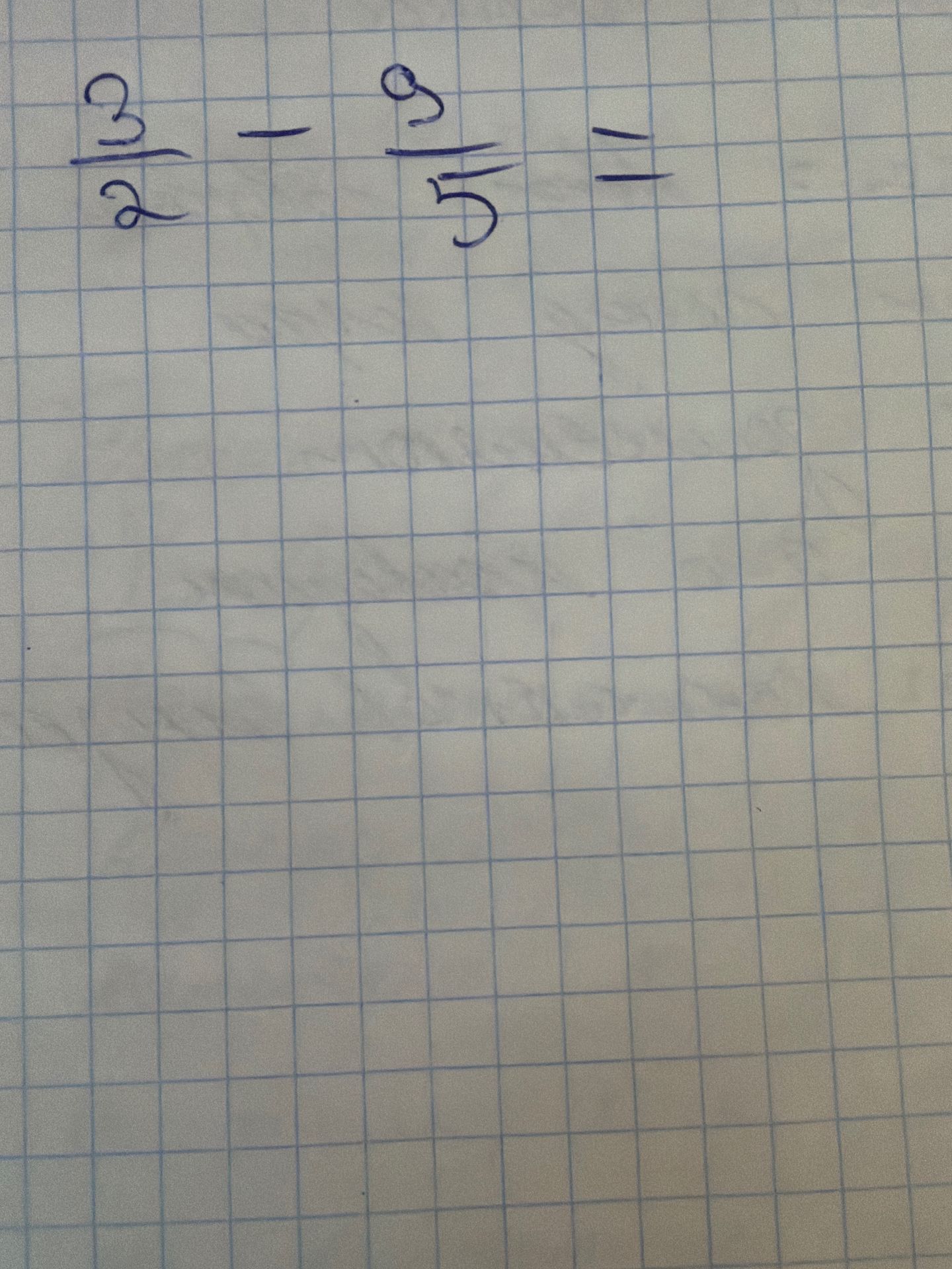 Фото задания: Вычислите: \(\frac{3}{2} - \frac{9}{5}\)
