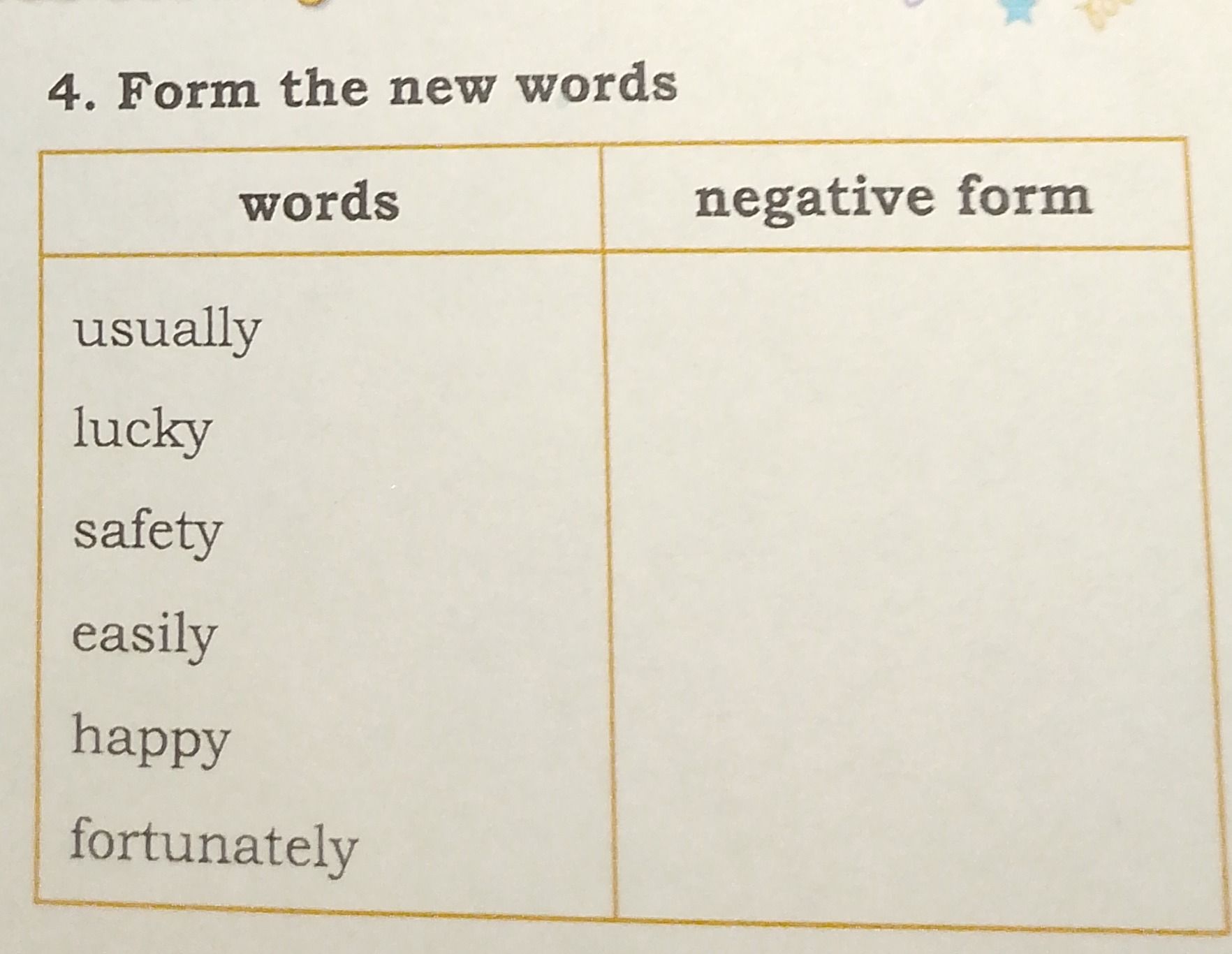 Фото задания: 4. Form the new words