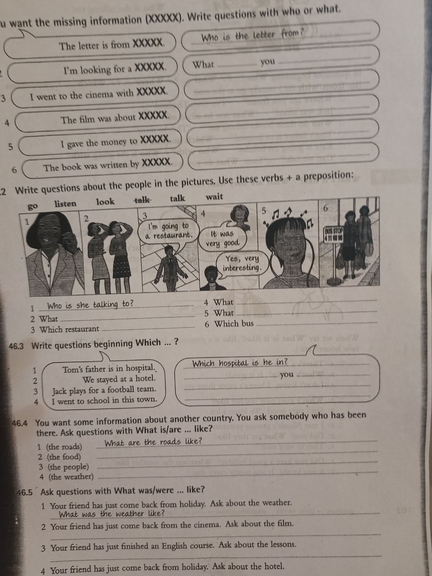 Фото задания: Write questions beginning Which ... ?