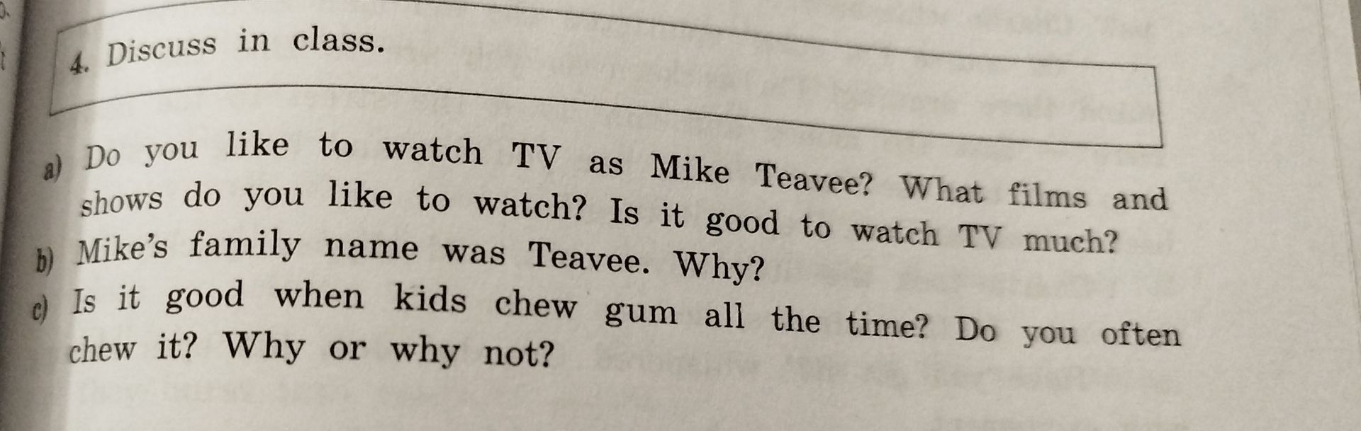 Фото задания: 4. Discuss in class.