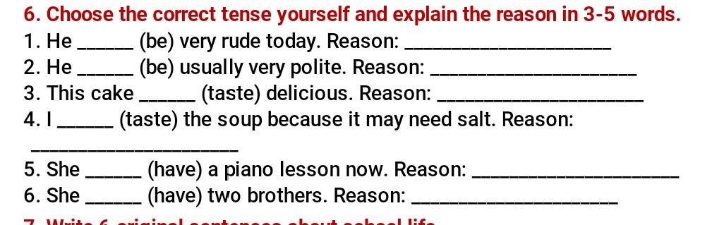 Фото задания: 2. He __ (be) usually very polite. Reason: