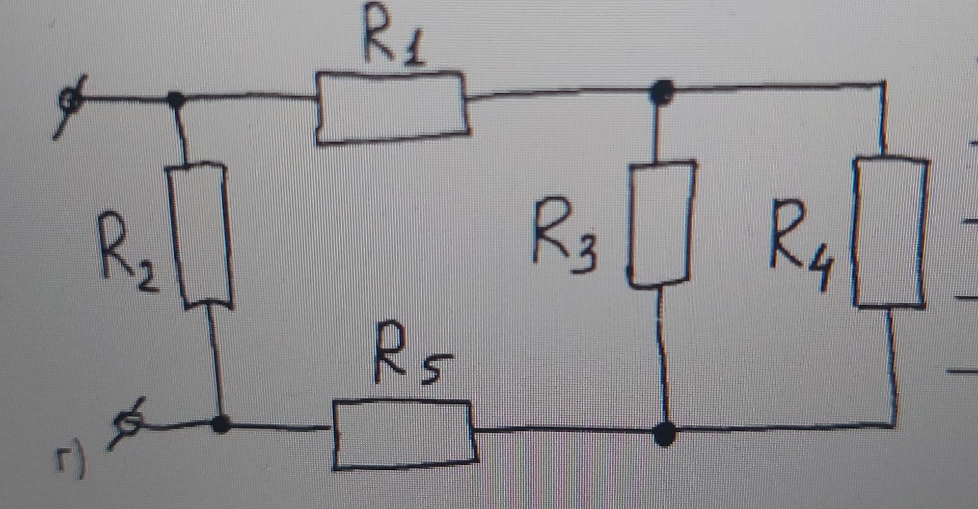 Фото задания: Please analyze the provided image and identify all the resistors labeled. Image: https://i.imgur.com/abcdef1.png
