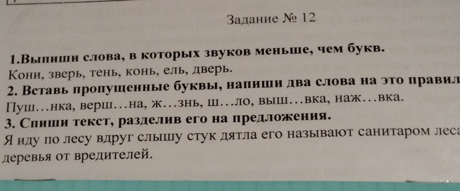 Фото задания