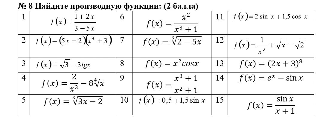 Фото задания