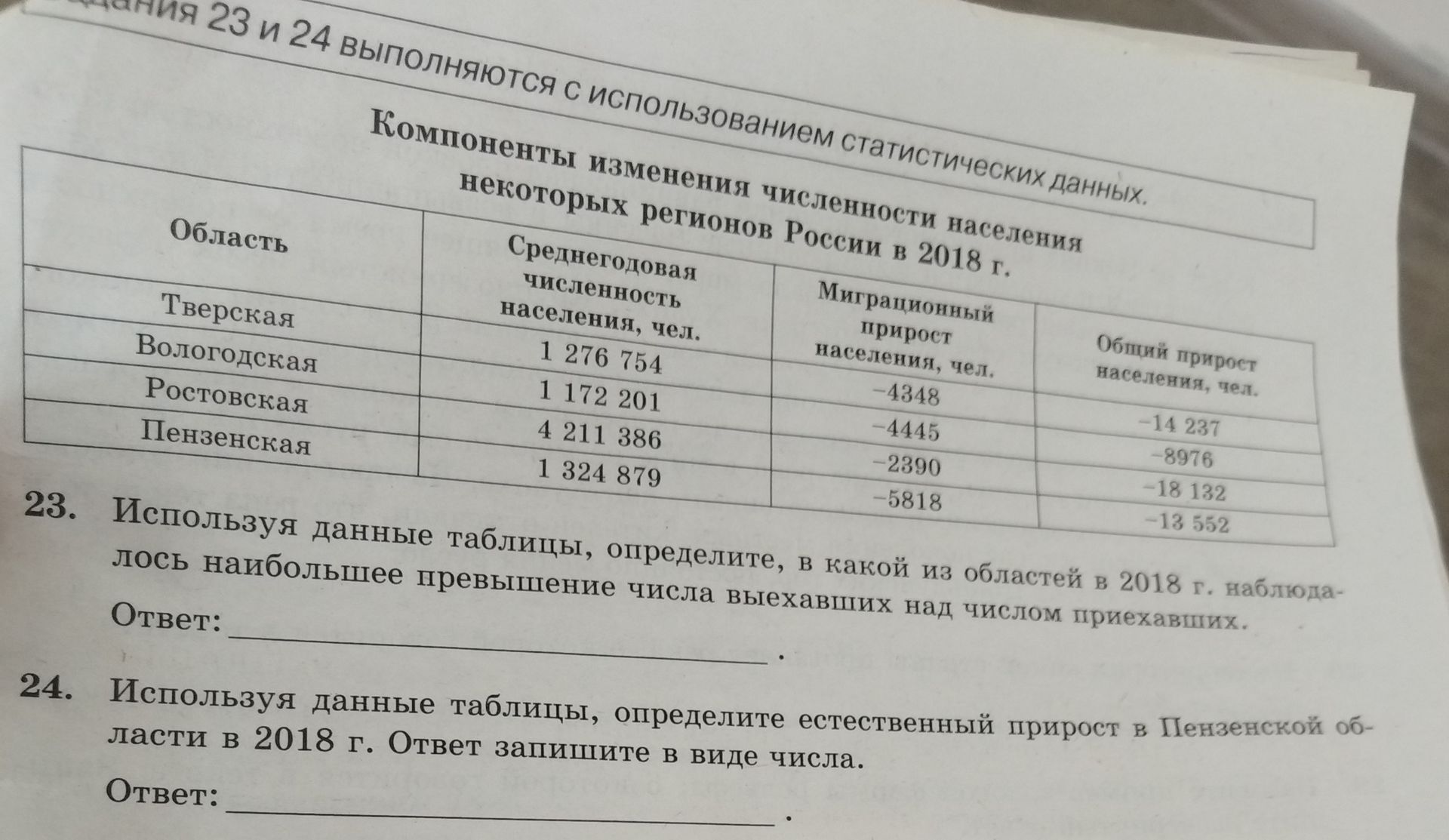 Фото задания