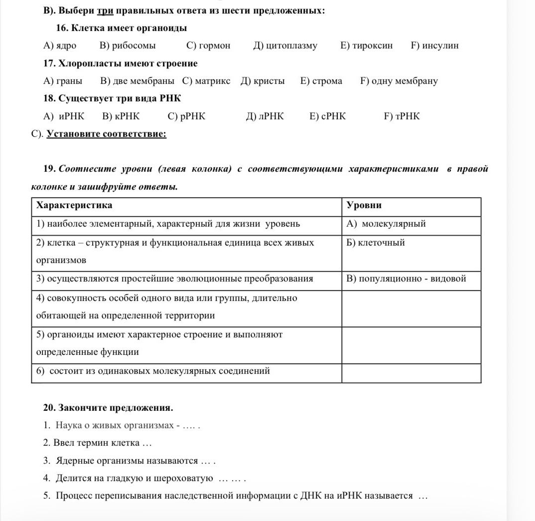 Фото задания