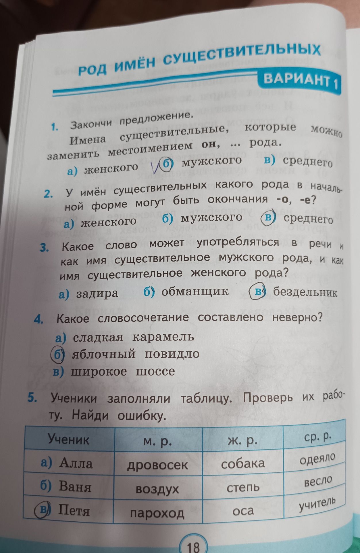 Фото задания: 2. У имён существительных какого рода в начальной форме могут быть окончания -о, -е?