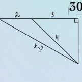 Фото задания: Find the value of x.