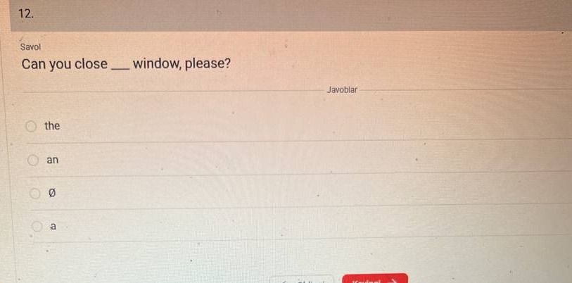 Фото задания: Can you close ___ window, please?