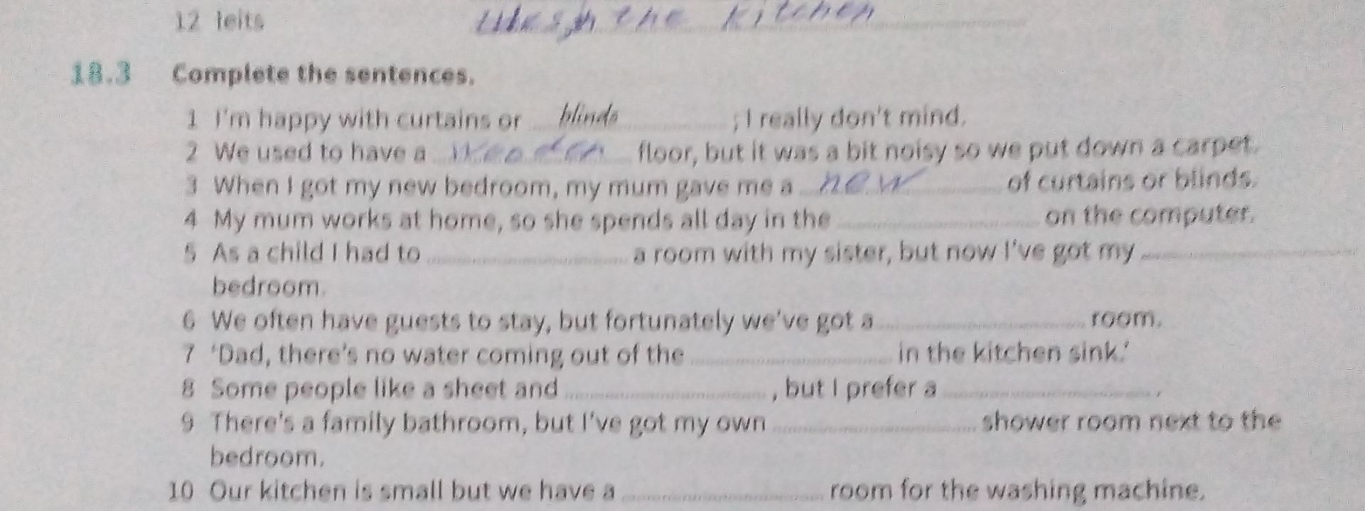 Фото задания: 18.3 Complete the sentences.