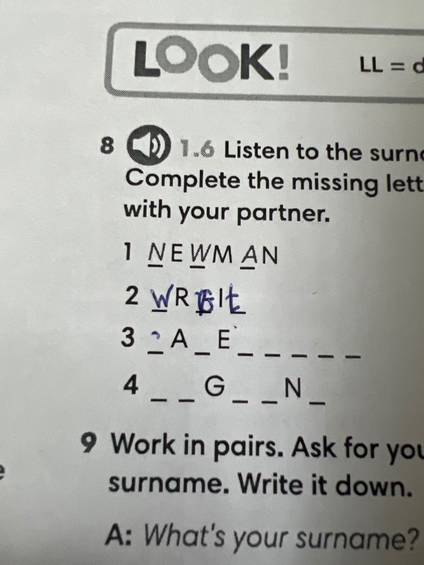 Фото задания: 1. Complete the missing letters. NEWM AN WR BIT _ A _ E _ _ _ _ _ _ G _ N _