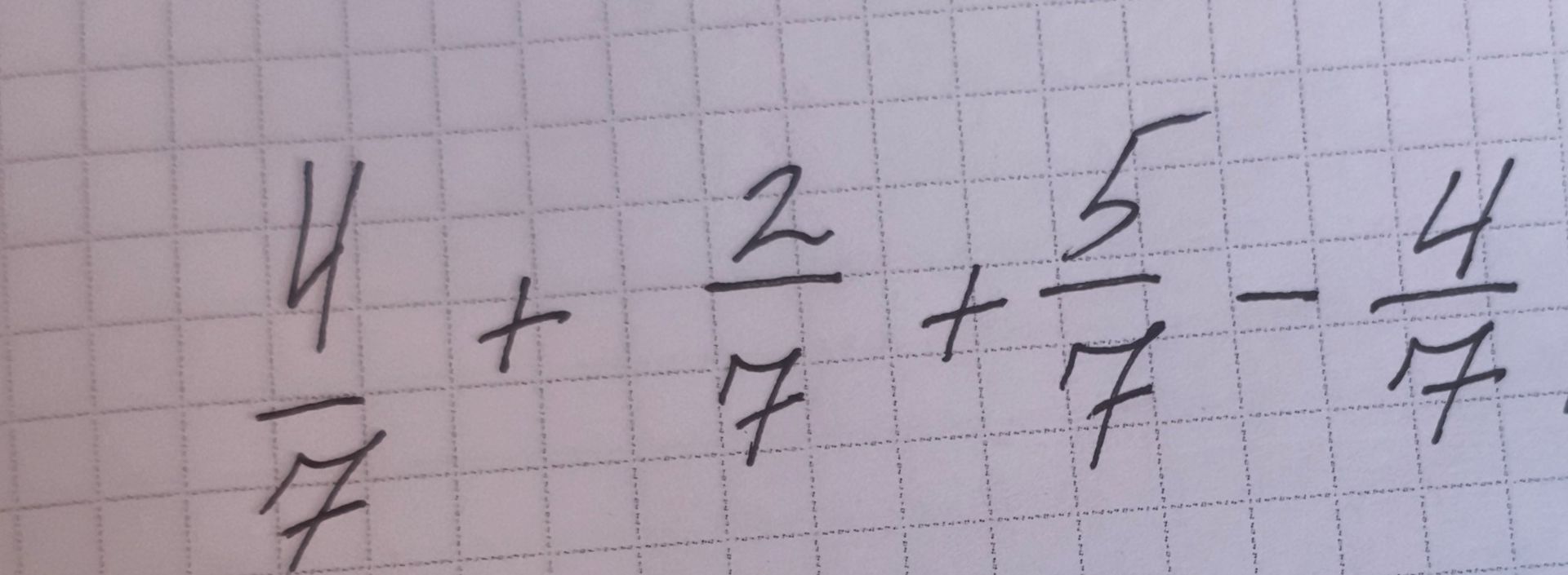 Фото задания: Вычислить: а) 4/7 + 2/7; б) 3/7 + 2/7; в) 4/7 − 1/7.