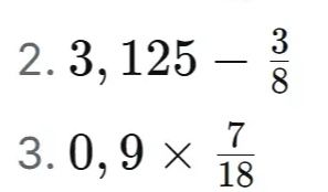 Фото задания: 2. 3,125 − 3/8