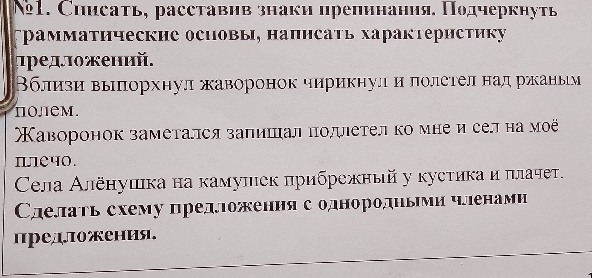 Фото задания