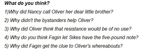 Фото задания: 1) Why did Nancy call Oliver her dear little brother? 2) Why didn’t the bystanders help Oliver? 3) Why did Oliver think…