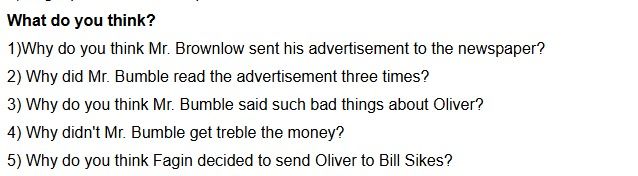 Фото задания: 4) Why didn’t Mr. Bumble get treble the money?