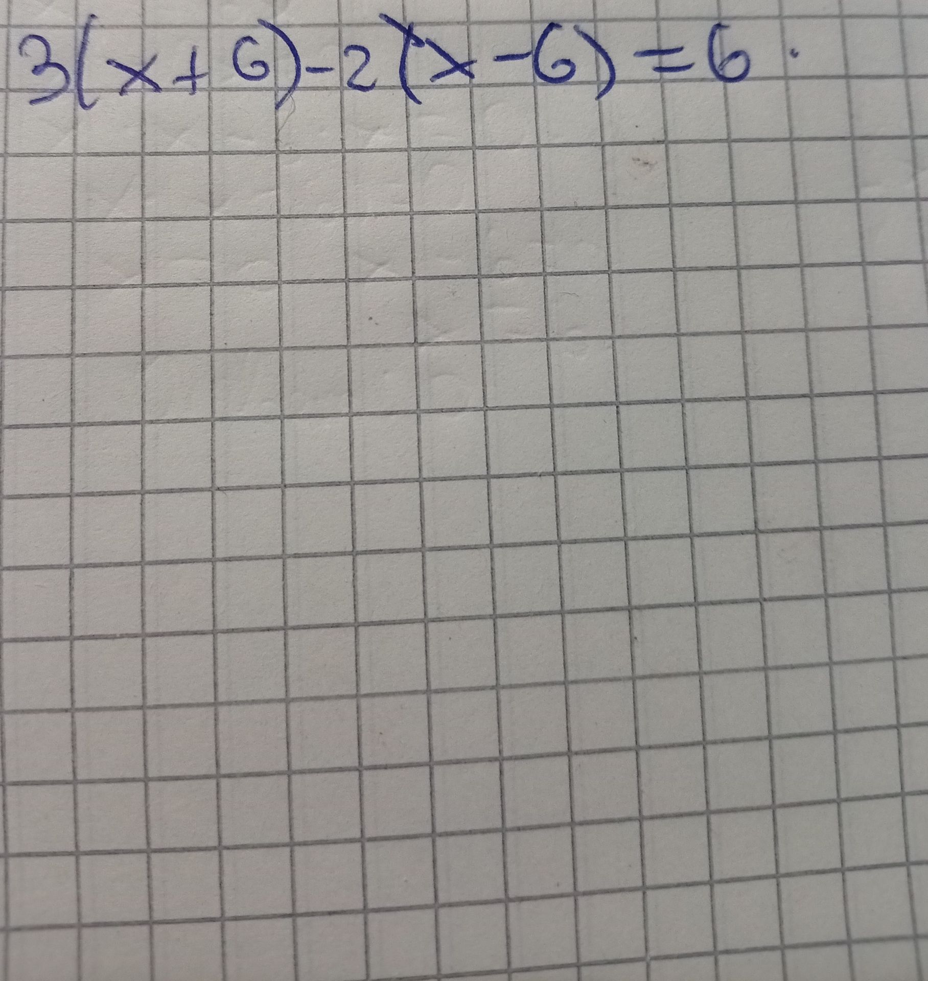 Фото задания: Решите уравнение: 3(x + 6) − 2(x − 6) = 60.