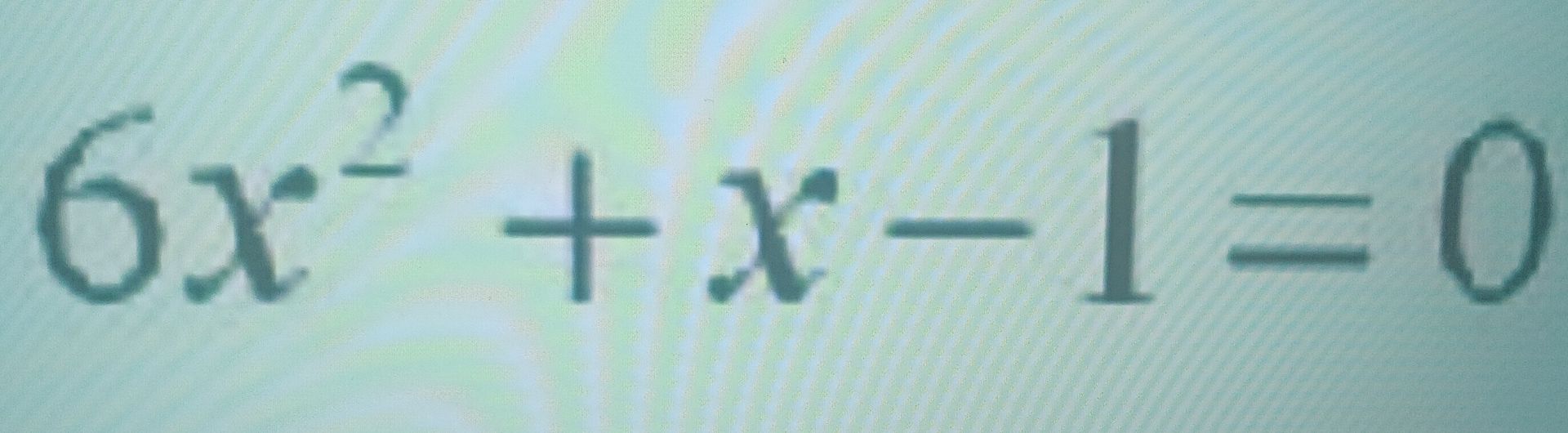 Фото задания: Вычислите: 6x−2 + x−1 = 1.
