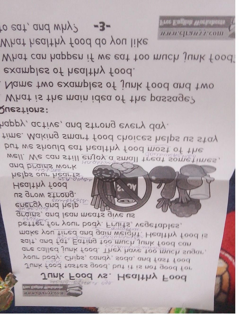 Фото задания: Изображение содержит текст на английском языке, расположенный вверх ногами. Поверните изображение для чтения и уточните,…