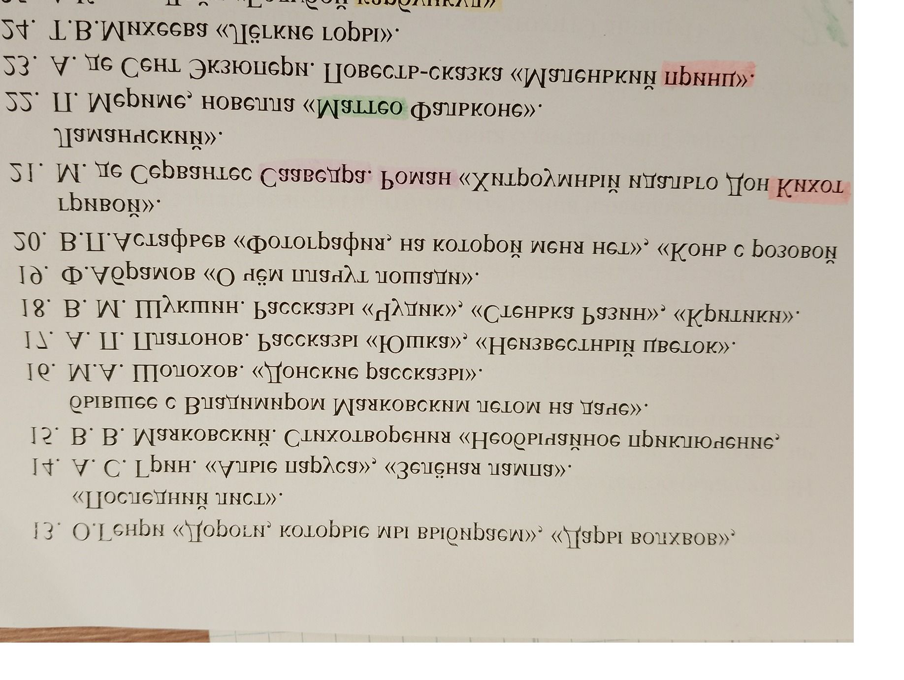 Фото задания: На изображении представлен фрагмент списка литературы, но самостоятельное учебное задание и инструкция к выполнению не видны.