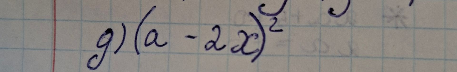 Фото задания: Упростить выражение: \((a - 2x^2)^2\).