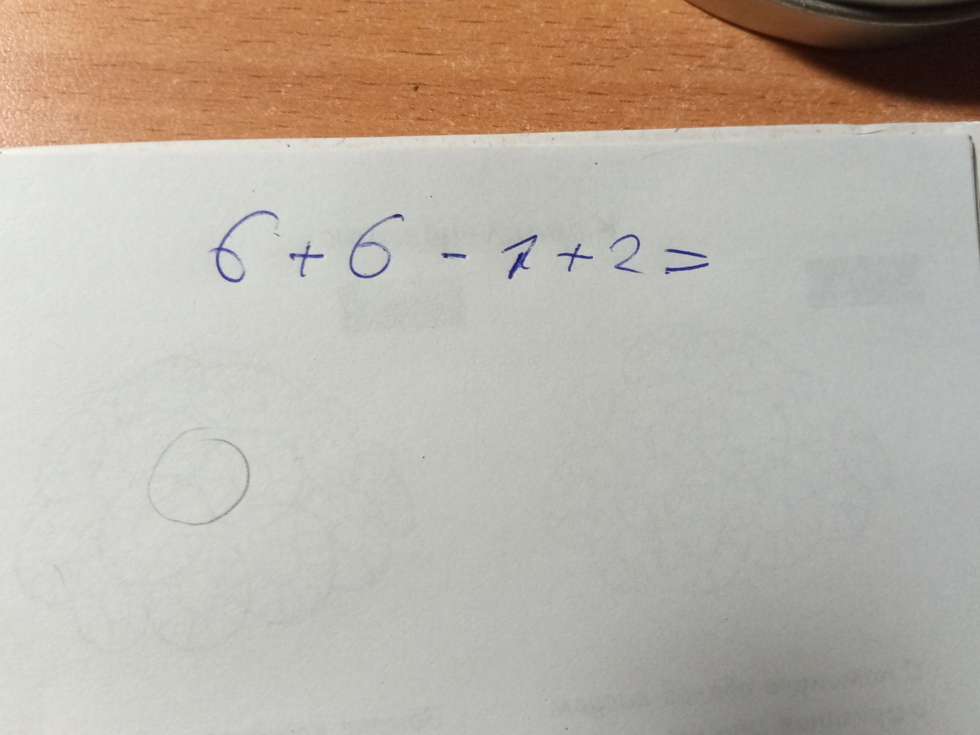 Фото задания: Вычислите: 6 + 6 − 7 + 2.