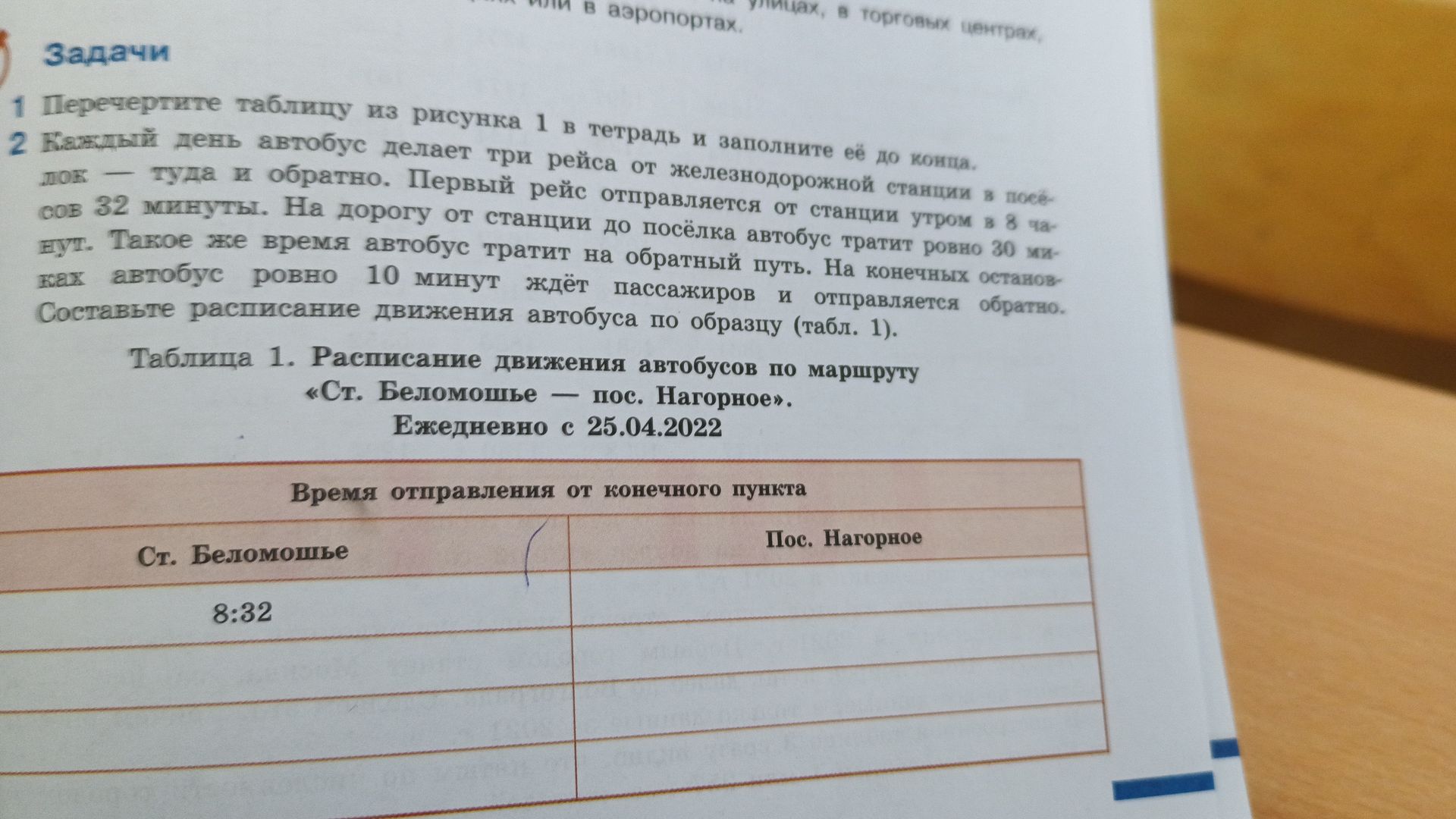 Фото задания: 1. Перечертите таблицу из рисунка 1 в тетрадь и заполните её до конца.