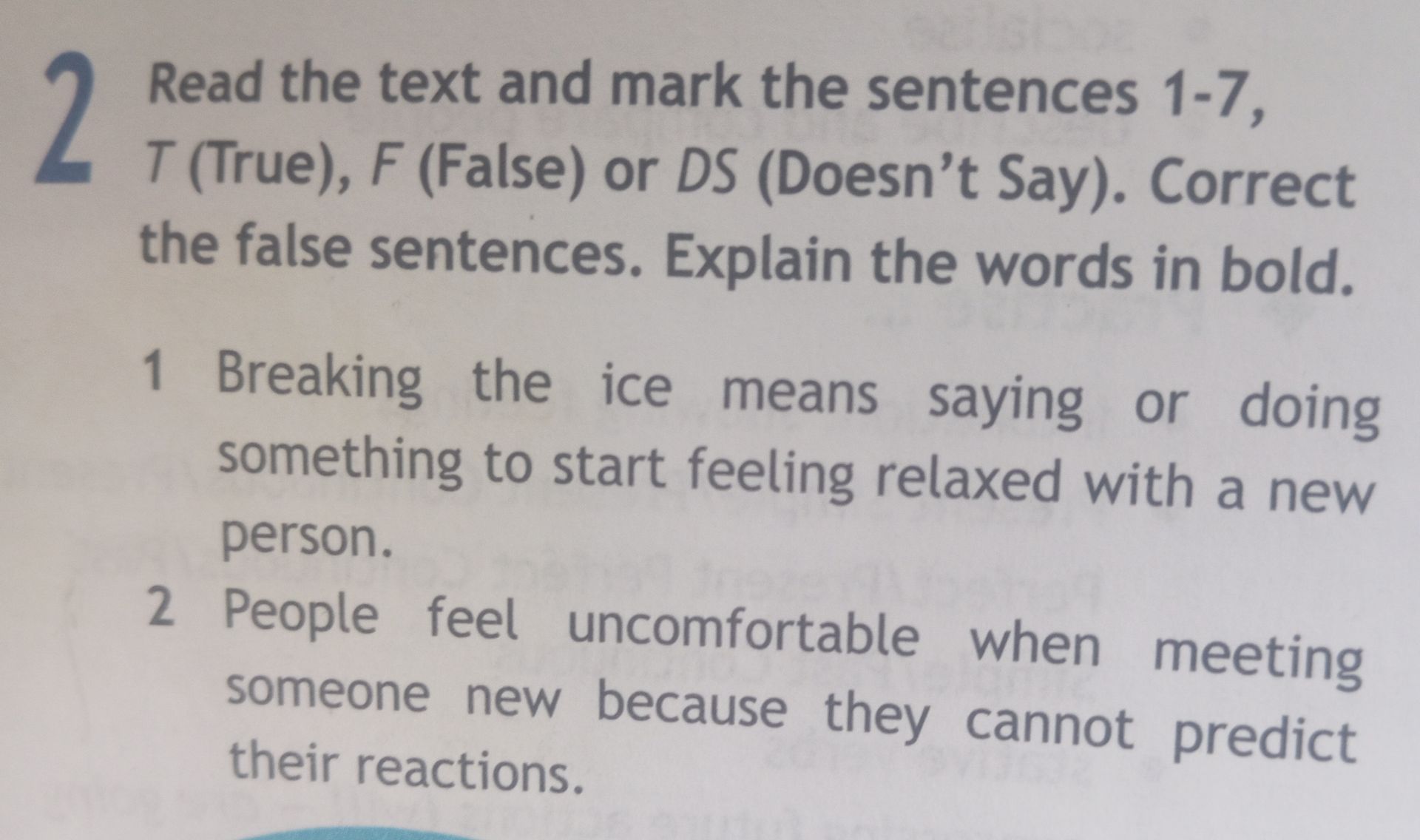 Фото задания: Read the text and mark the sentences 1–7, T (True), F (False) or DS (Doesn’t Say). Correct the false sentences. Explain the…