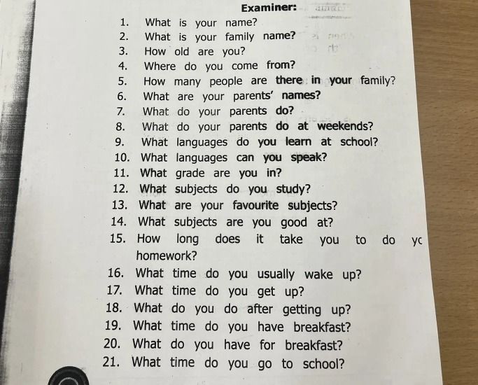 Фото задания: 5. How many people are there in your family?