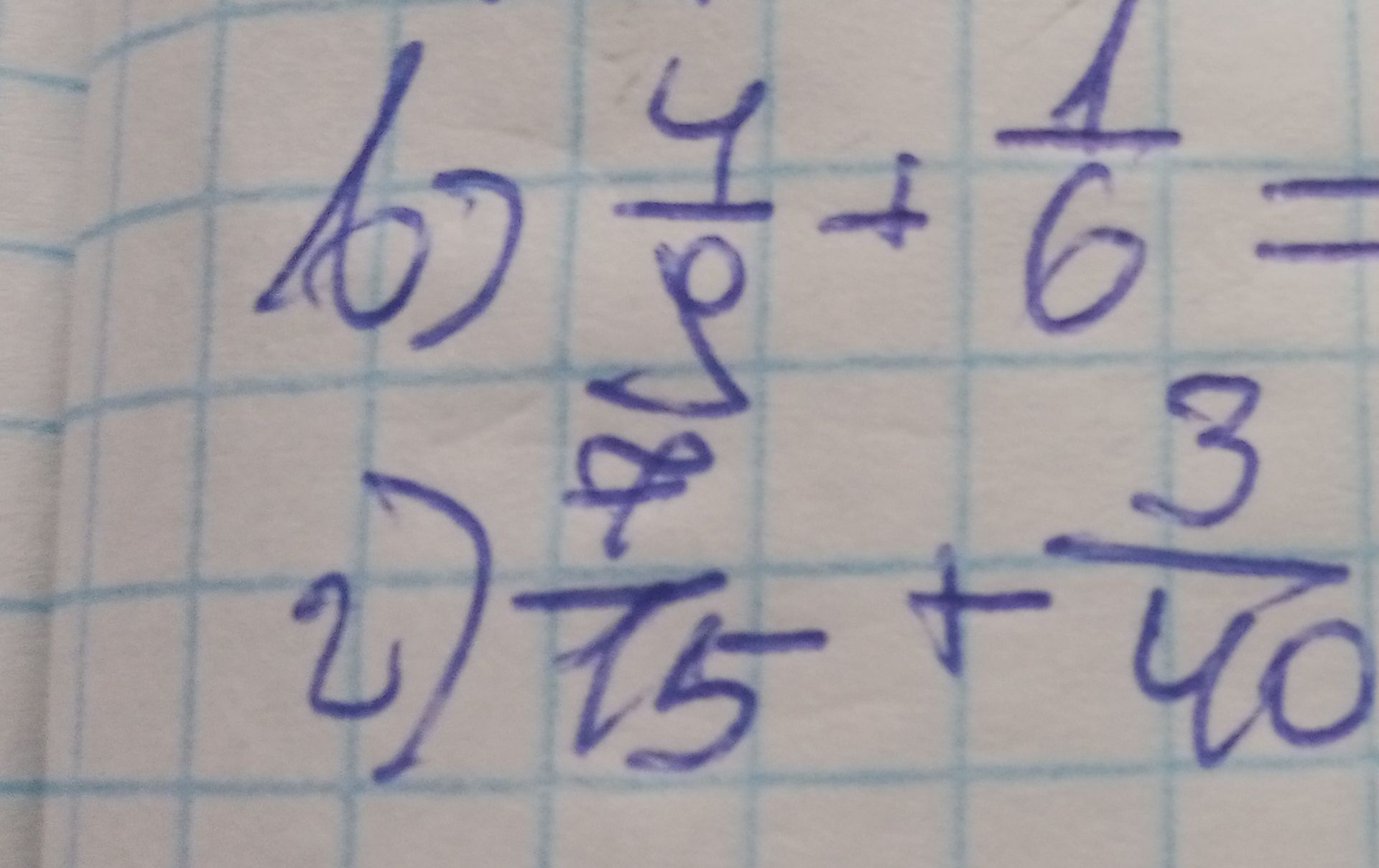 Фото задания: 2) \(\frac{3}{7}+\frac{3}{10}=\)