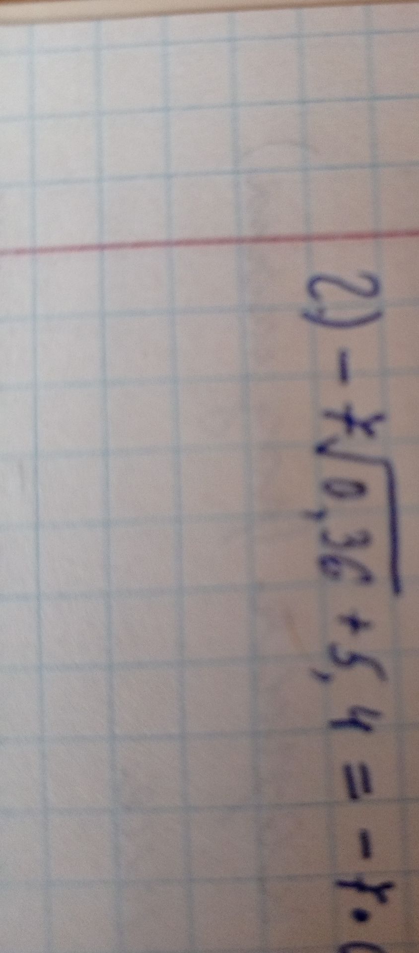Фото задания: 2) −x√0,36 + 5,4 = 1 − y
