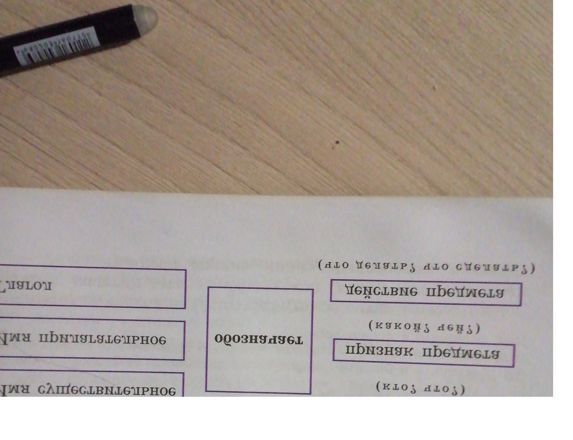 Фото задания: На фотографии видна только часть схемы по теме «Теплообмен»; условие задания и некоторые элементы схемы обрезаны.