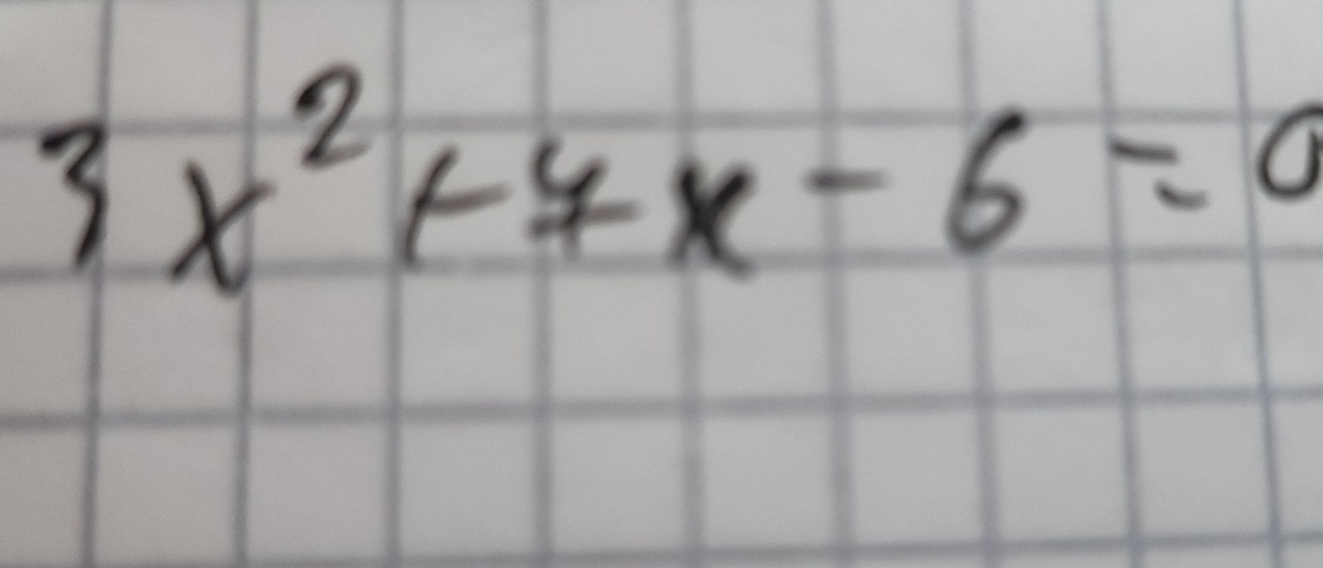 Фото задания: Решить уравнение: 3x² + 5x − 6 = 0.