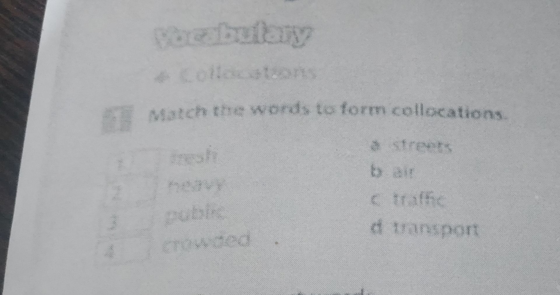 Фото задания: Match the words to form collocations. 1. apply 2. follow 3. produce 4. [слово неразборчиво]. a. strictness b. skill c.…