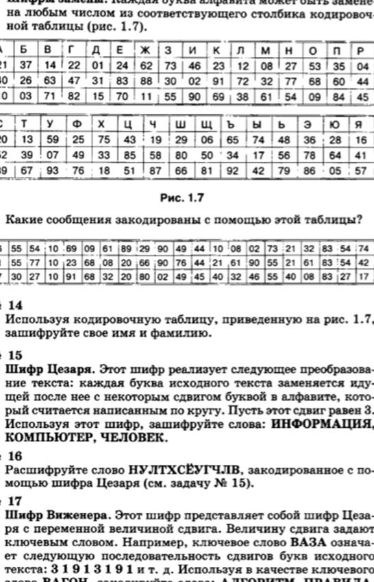 Фото задания: 15. Шифр Цезаря. Этот шифр реализует следующее преобразование текста: каждая буква исходного текста заменяется идущей после…