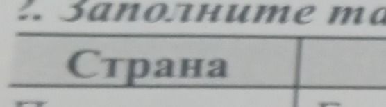 Фото задания: 2. Заполните та… [условие и числовые данные обрезаны]