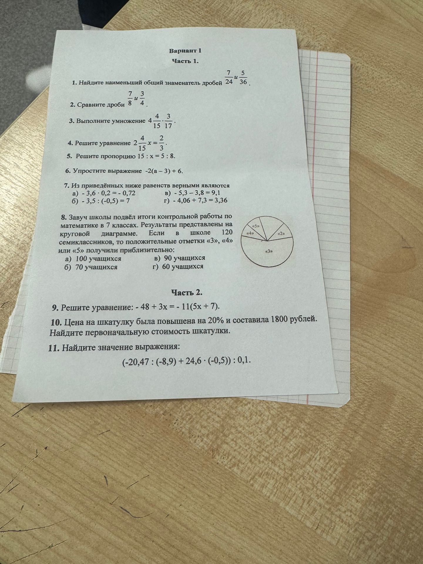 Фото задания: 11. Найдите значение выражения \((-20,47:(-8,9)+24,6\cdot(-0,5)):0,1\).