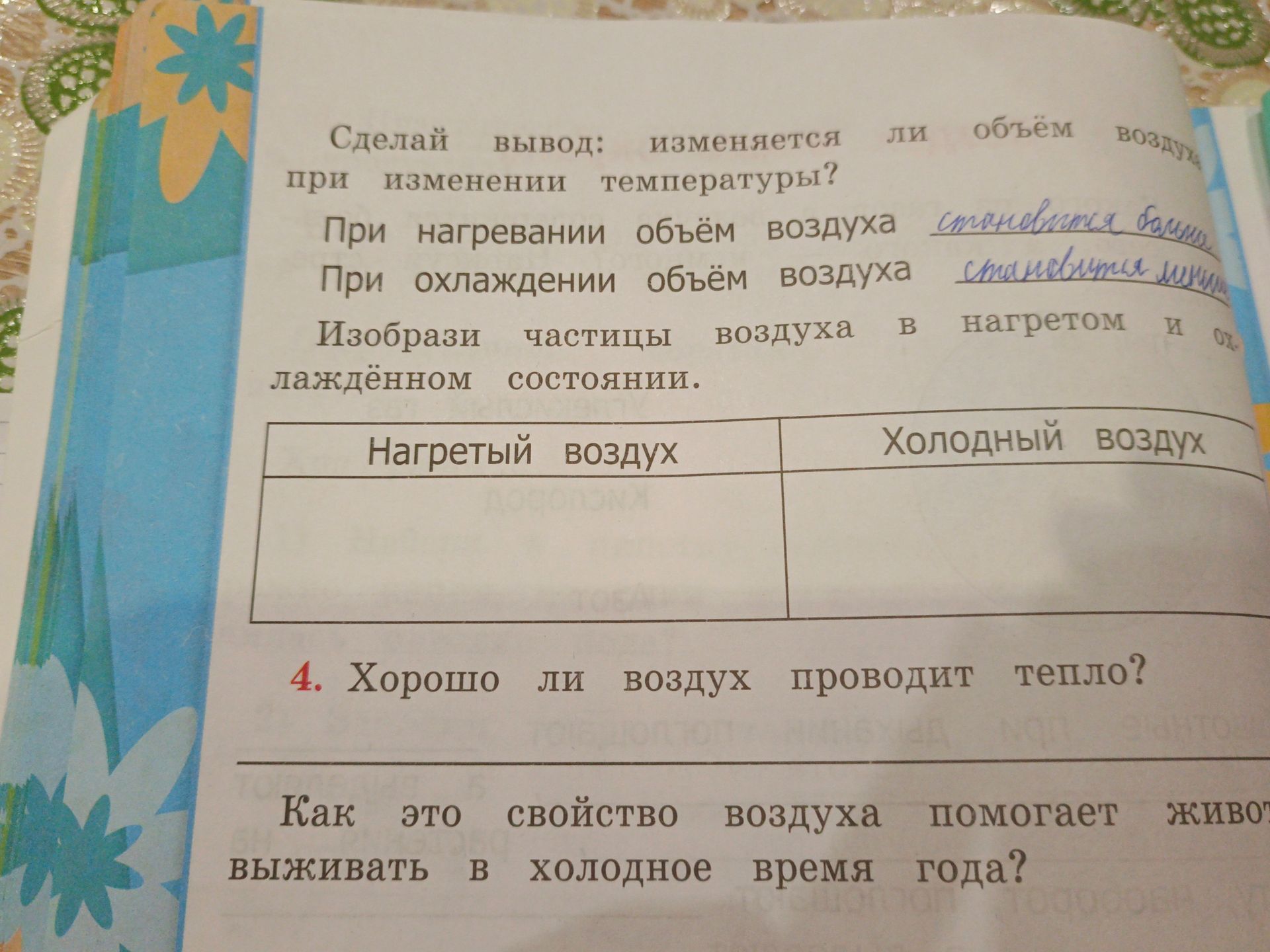 Фото задания: 4. Хорошо ли воздух проводит тепло?