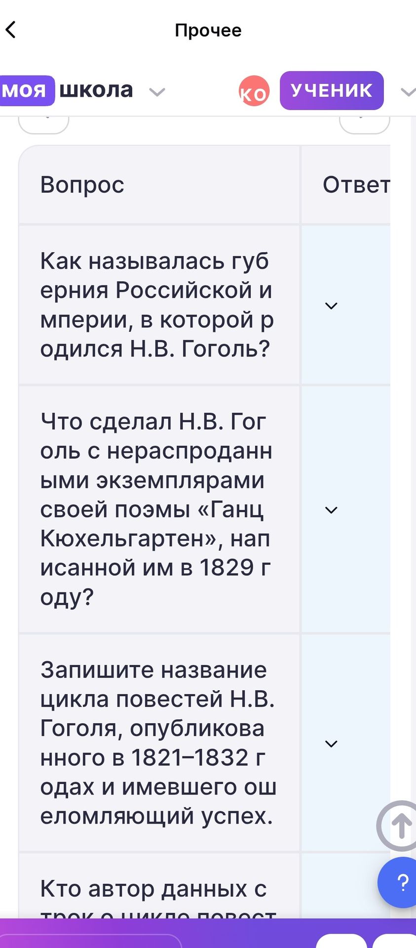 Фото задания: Запишите название цикла повестей Н.В. Гоголя, опубликованного в 1831–1832 годах и имевшего ошеломляющий успех.