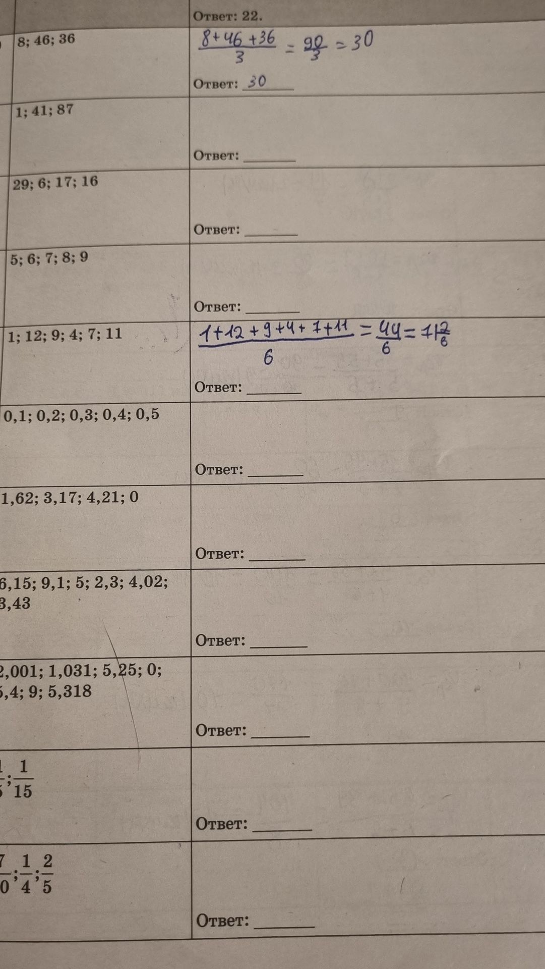 Фото задания: 2,001; 1,031; 5,25; 0; 5,4; 9; 5,318