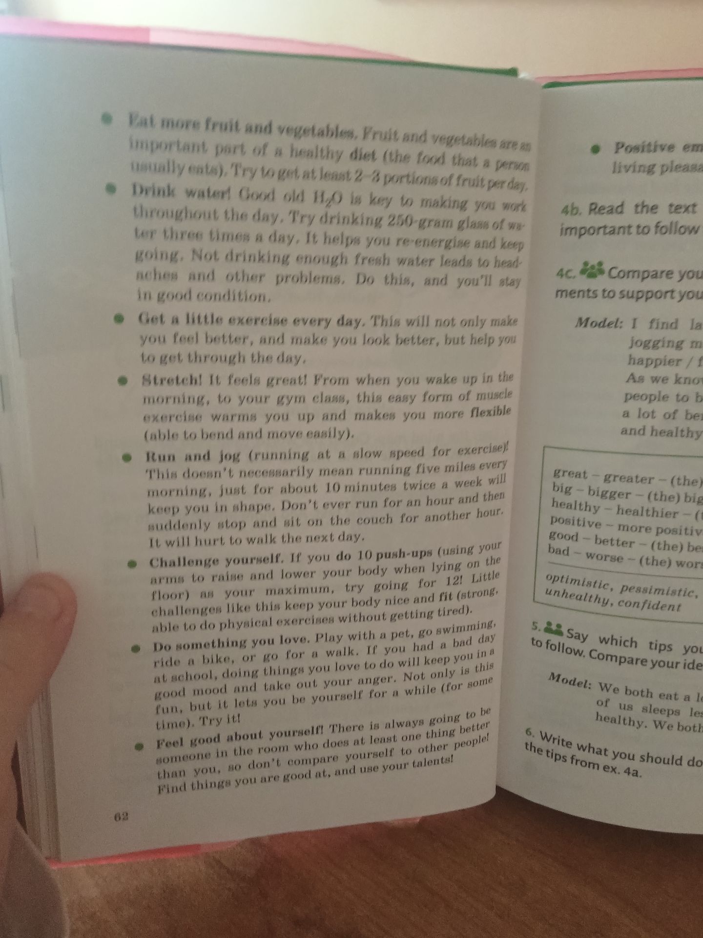 Фото задания: 6. Write what you should do, using the tips from exercise 4a.