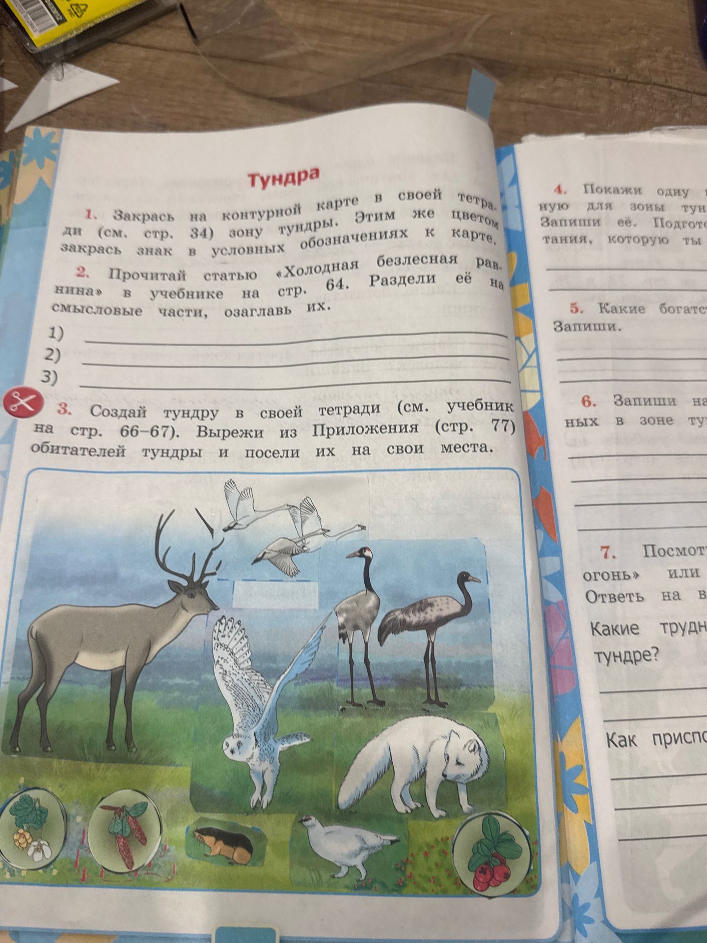 Фото задания: 5. Какие богатства [обрезанный текст]? Запиши.