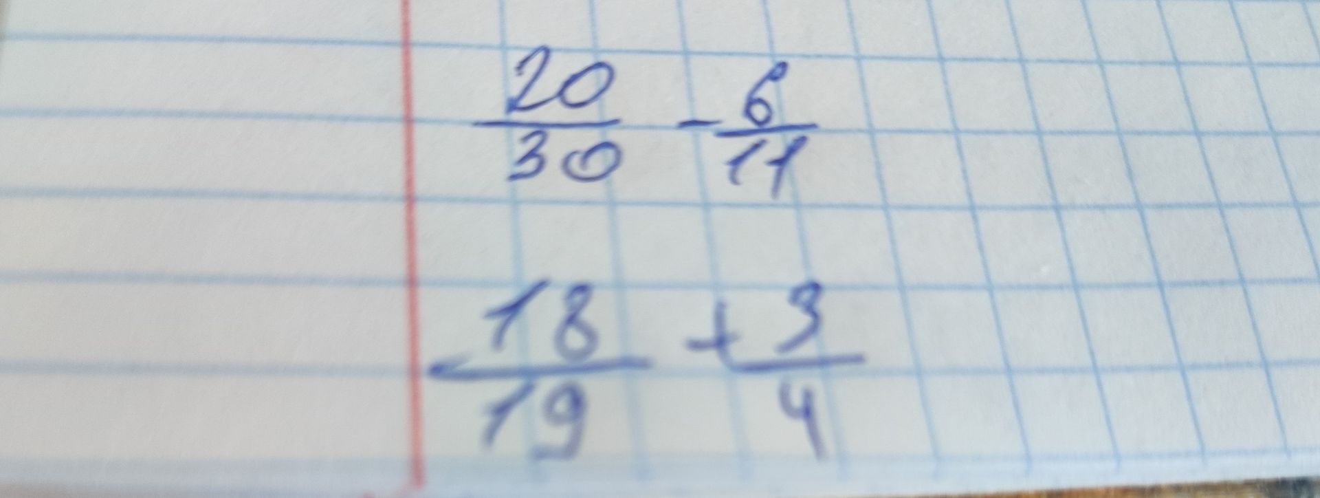 Фото задания: \(\frac{18}{19}+\frac{3}{9}\)