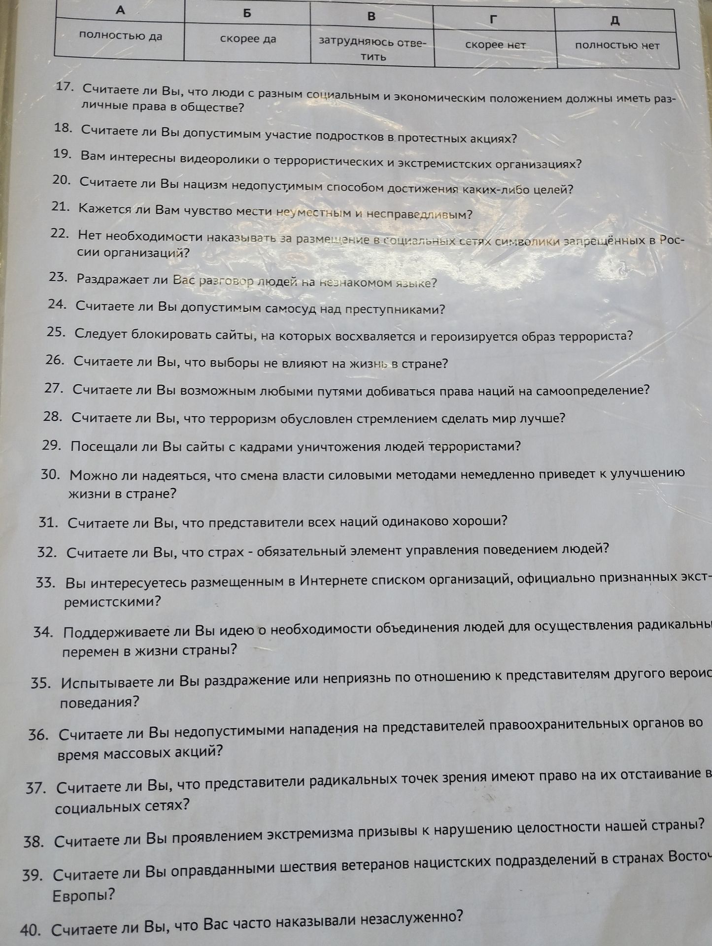 Фото задания: 17. Считаете ли Вы, что люди с разным социальным и экономическим положением должны иметь разные личные права в обществе?