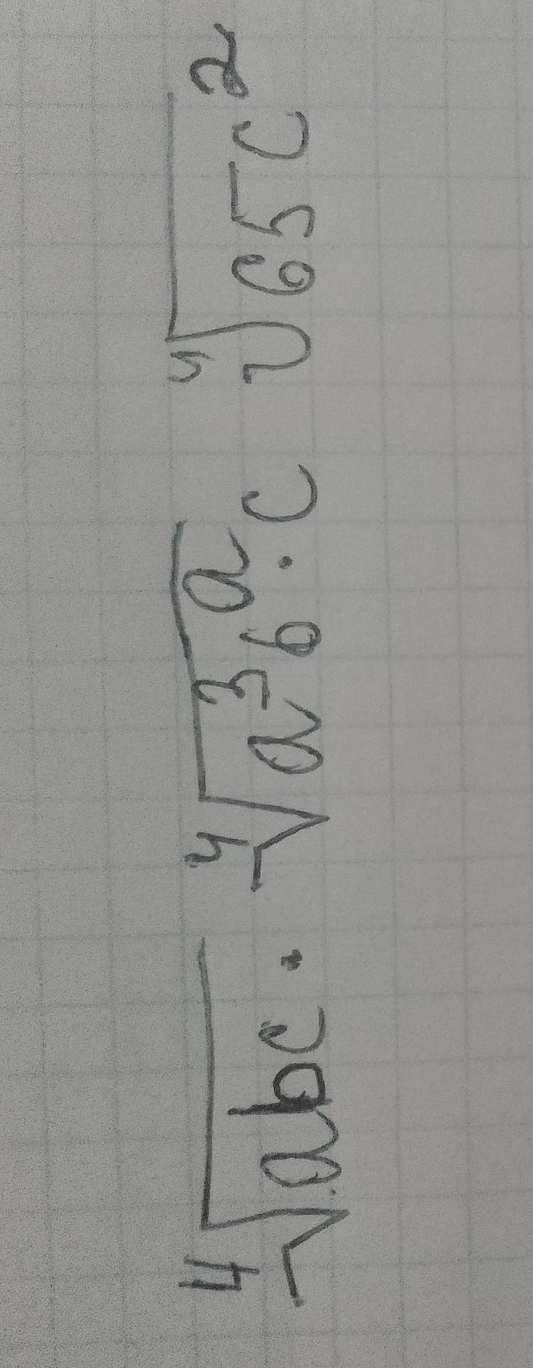 Фото задания: Упростить: \(\sqrt[4]{49}\cdot\sqrt[4]{0,9}+\sqrt[4]{625}\).