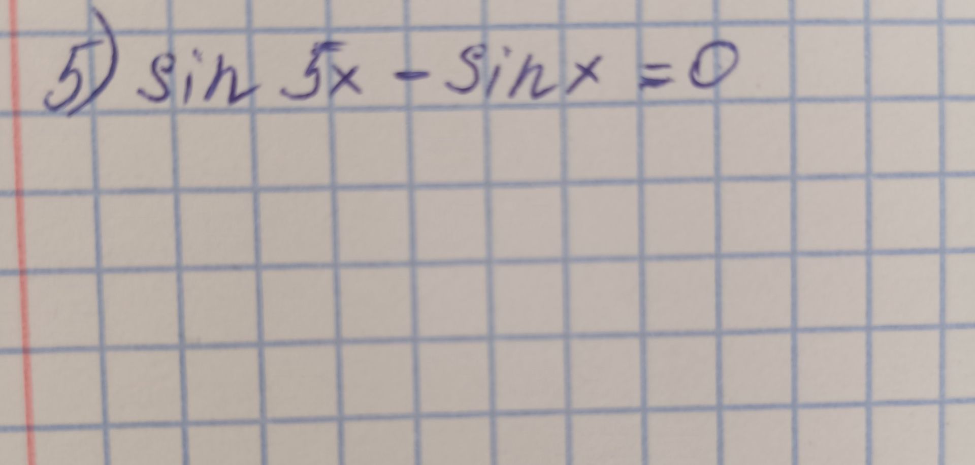 Фото задания: 5) \(\sin^5 x-\sin x=0\)