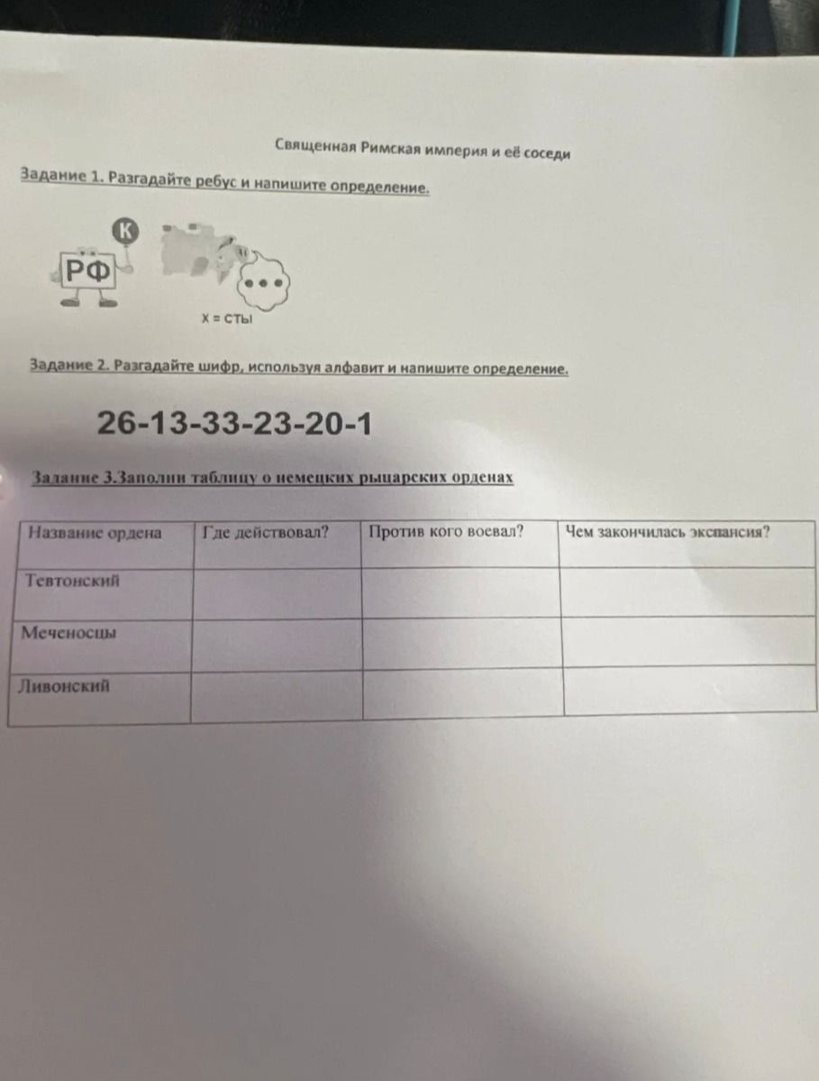 Фото задания: Задание 2. Разгадайте шифр, используя алфавит и напишите определение. 26-13-33-23-20-1