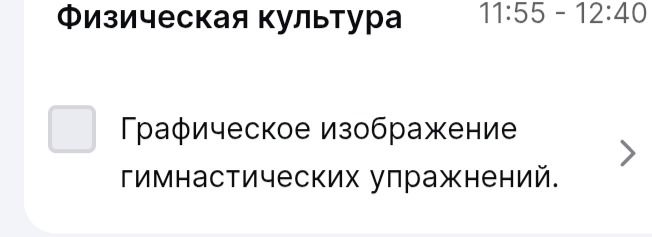 Фото задания: Графическое изображение гимнастических упражнений.